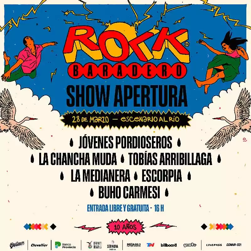 Rock en Baradero anuncia su show apertura