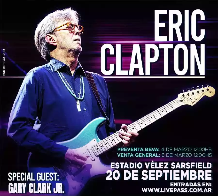 Eric Clapton llega a la argentina