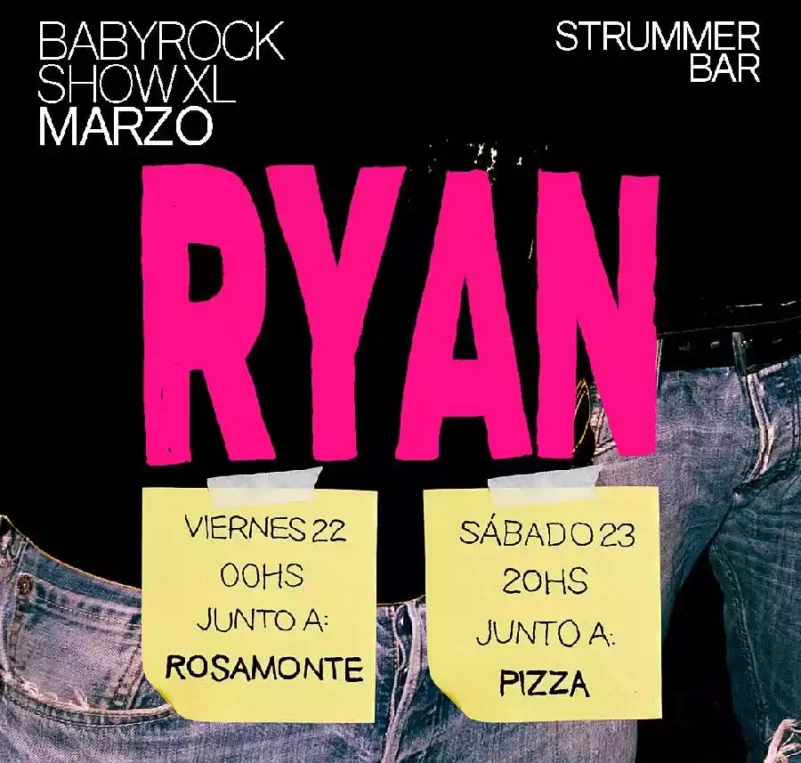 Ryan lleva su "Baby Rock" a Strummer 35 Ryan en Strummer