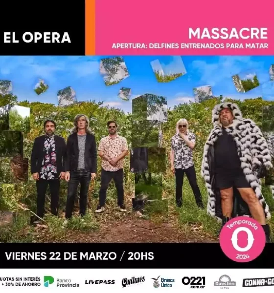 Massacre regresa al Teatro Ópera La Plata 40 Massacre