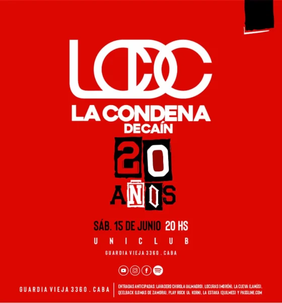 La Condena de Caín festeja sus 20 años 36 La Condena de Caín festeja sus 20 años