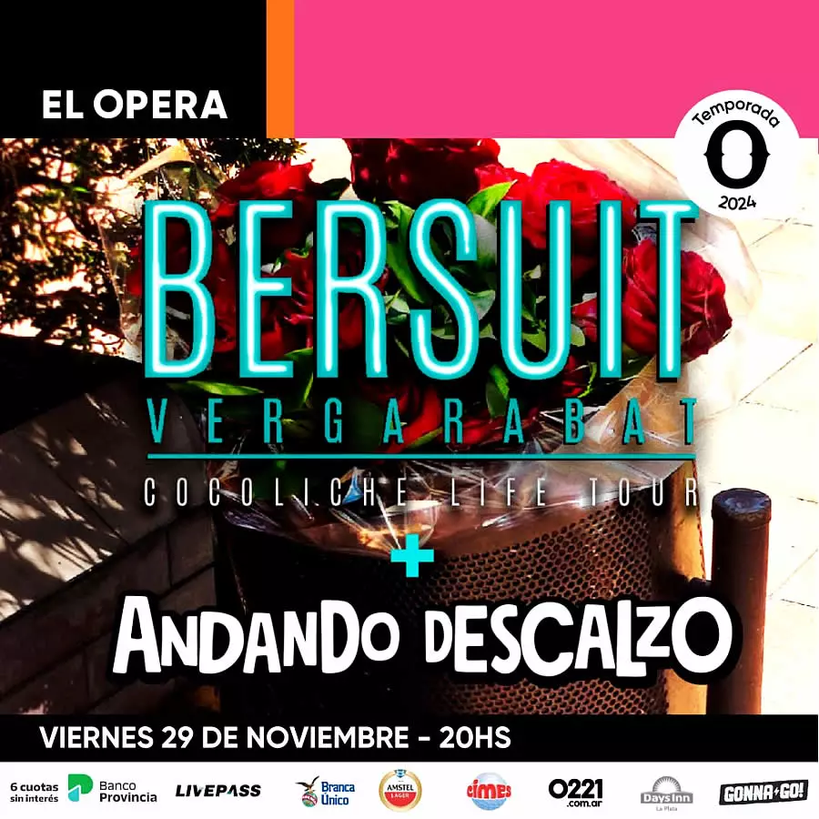 Bersuit se presenta en el Opera de La Plata con Cocoliche Life 33 Bersuit se presenta en el Opera de La Plata