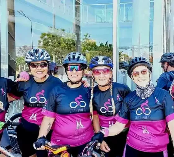 pedaleada rosa