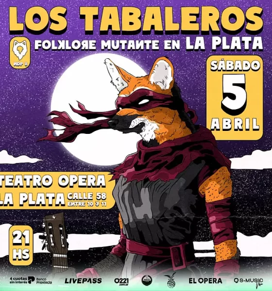 Los Tabaleros se presentan el teatro Ópera La Plata 36 Los Tabaleros se presentan el teatro Ópera La Plata