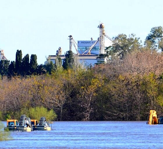 inundación de la R41 en Areco la