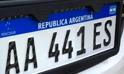Faltante de chapas patente