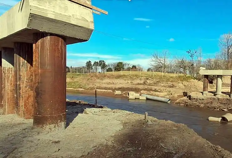 Puente de Los Huesos: avanzan las obras de conexión entre Luján y Open Door 35 obras de conexión entre Luján y Open Door