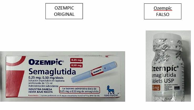 venta de un “Ozempic falso”