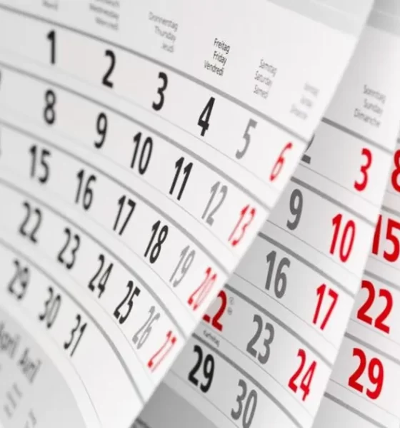 Cambios en el calendario de feriados