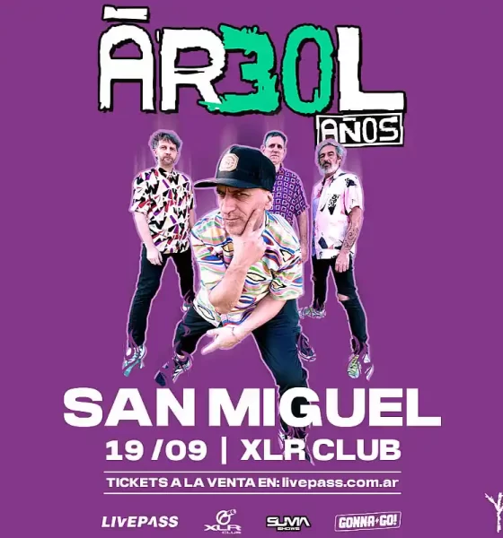 Árbol festeja sus 30 años en XLR Club