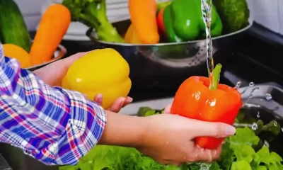 lavar tus frutas y verduras