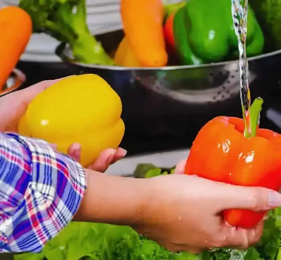 lavar tus frutas y verduras