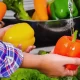 lavar tus frutas y verduras