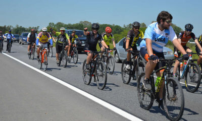 peregrinación en bicicleta
