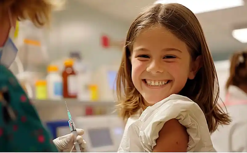 caída histórica en la vacunación sarampión