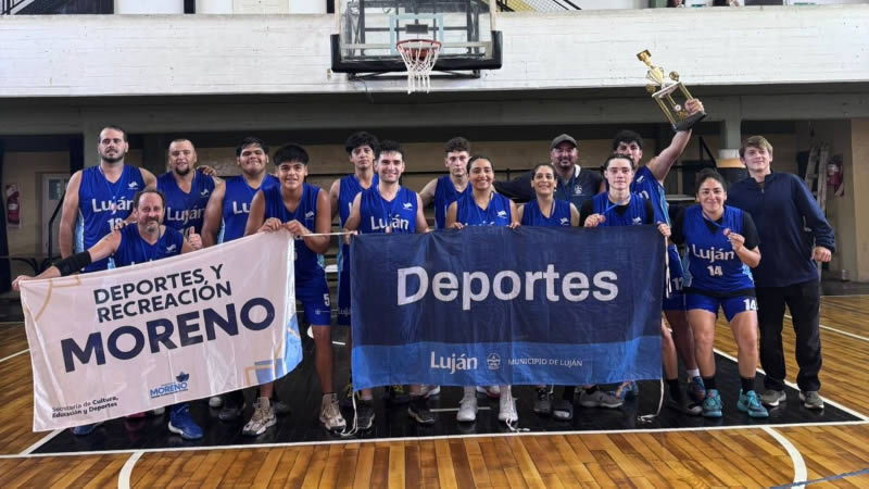 Luján cerró el Clausura de básquet con podios y protagonismo en Moreno 35 Escuela Municipal de Básquet
