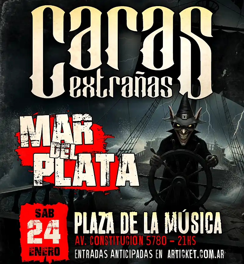 Caras Extrañas desembarca en Mar del Plata con “12 Pócimas” 37 Caras Extrañas desembarca en Mar del Plata