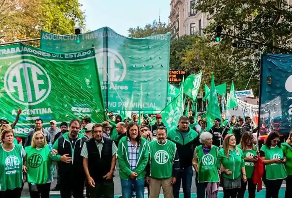 Paro nacional y movilización de ATE