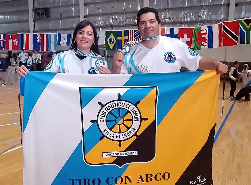 Molina y Toledo se consagraron en el Campeonato Mundial de Tiro con Arco