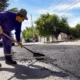 Continúan las obras del Plan Integral de Bacheo en hormigón en Luján 40 Plan de bacheo en calles