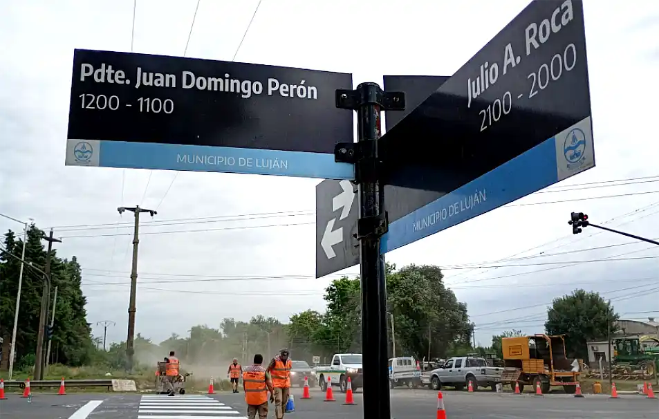 Más señalización en Luján: demarcaciones y carteles en barrios y avenidas 35 Señalización y Demarcación Vial