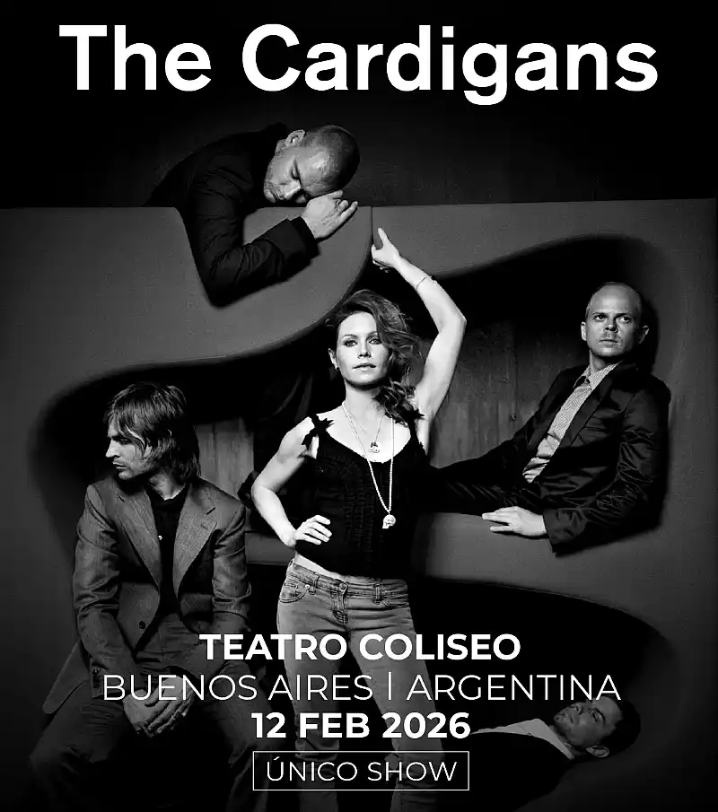 The Cardigans por primera vez en Argentina en 2026 36 The Cardigans por primera vez en Argentina
