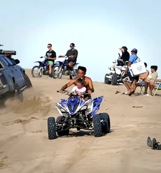actividades motorizadas en los médanos de Pinamar
