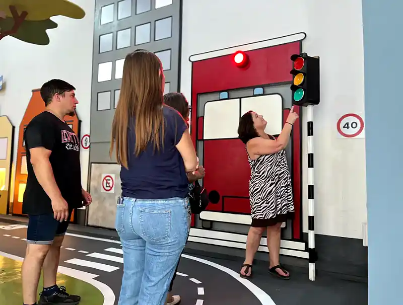 espacio educativo de seguridad vial en el Udaondo