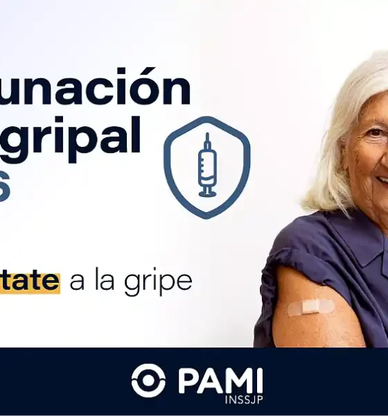 Vacunación antigripal PAMI 2026