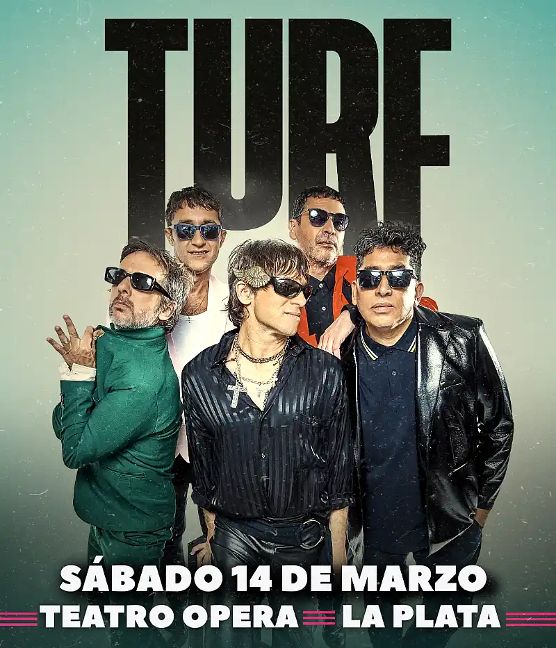 Turf llega al Ópera La Plata tras brillar en Cosquín Rock 37 Turf en La Plata
