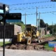 Obra vial en Luján