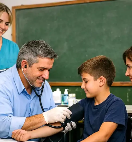 Se inicia el programa Salud Escolar para escuelas primarias