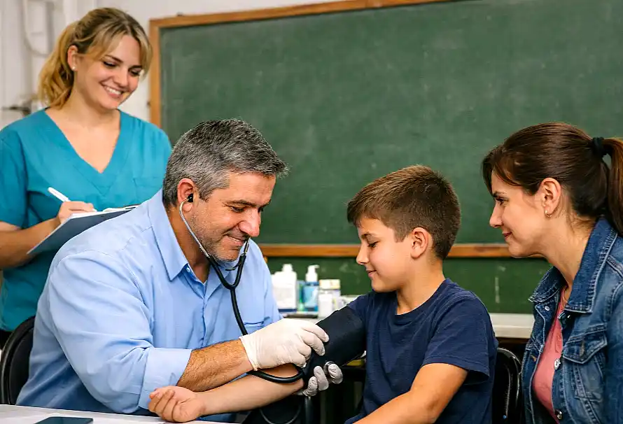 Se inicia el programa Salud Escolar para escuelas primarias