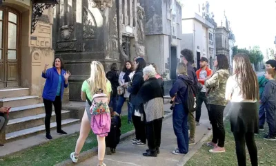 caminata por el cementerio