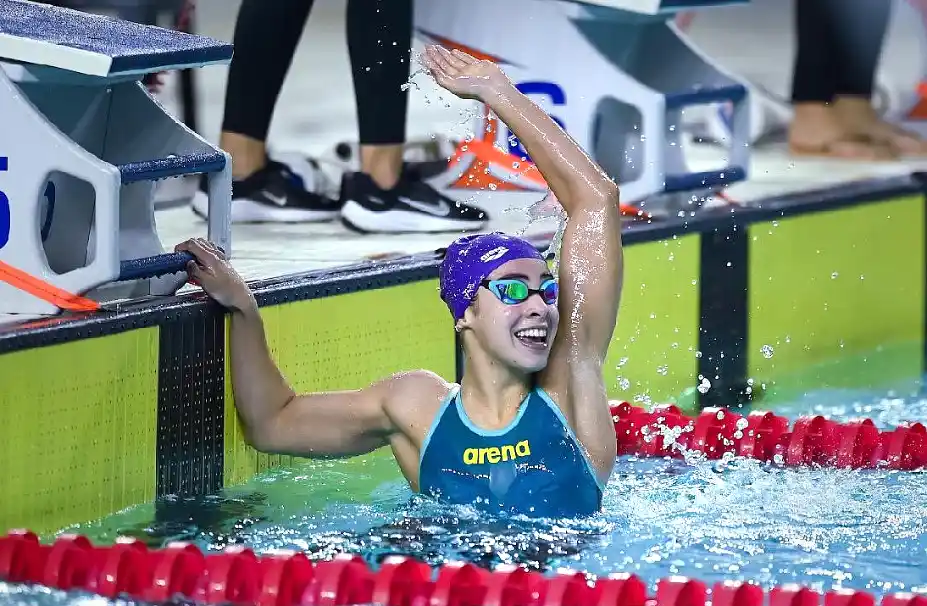 Laila Chain brilló en natación