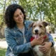 Perros adultos esperan ser adoptados en Zoonosis