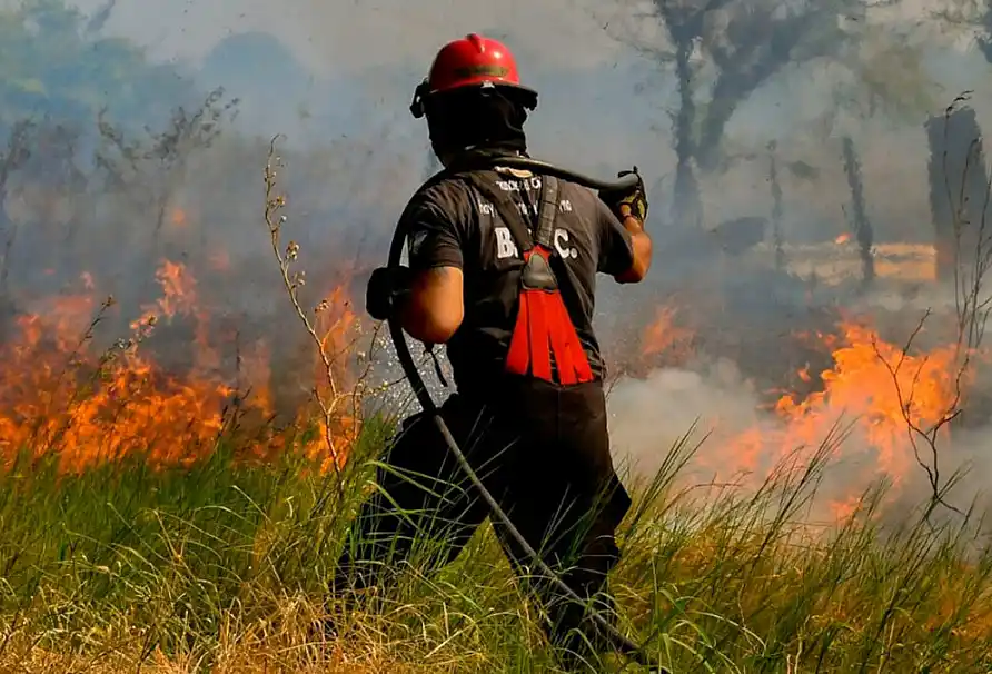 Bomberos voluntarios: por qué se celebra el 2 de junio en Argentina 35 bomberos en accion