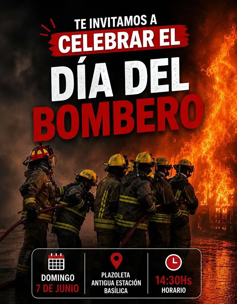 Bomberos de Luján sortean camisetas firmadas para su 70° aniversario 37 plazoleta bomberos