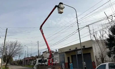 Alumbrado Público en barrios del distrito