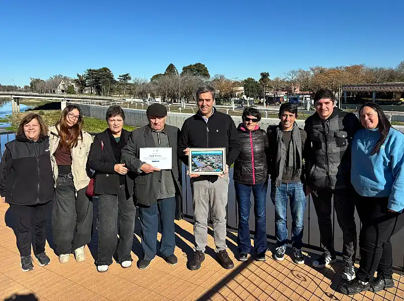 Inundaciones: homenaje a Raúl Mares por una lucha histórica en Luján 34 Reconocimiento Mares lucha inundaciones