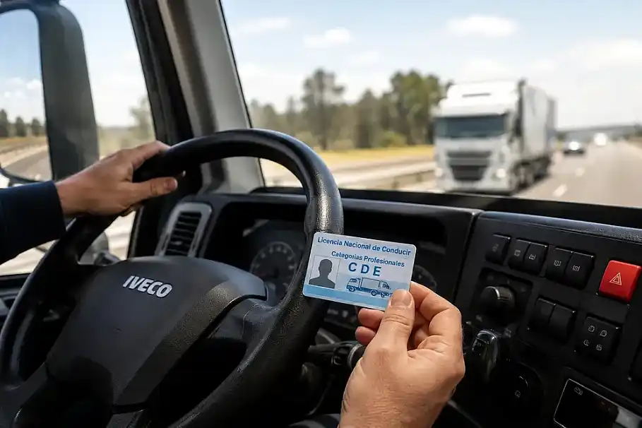 licencia conducir profesional