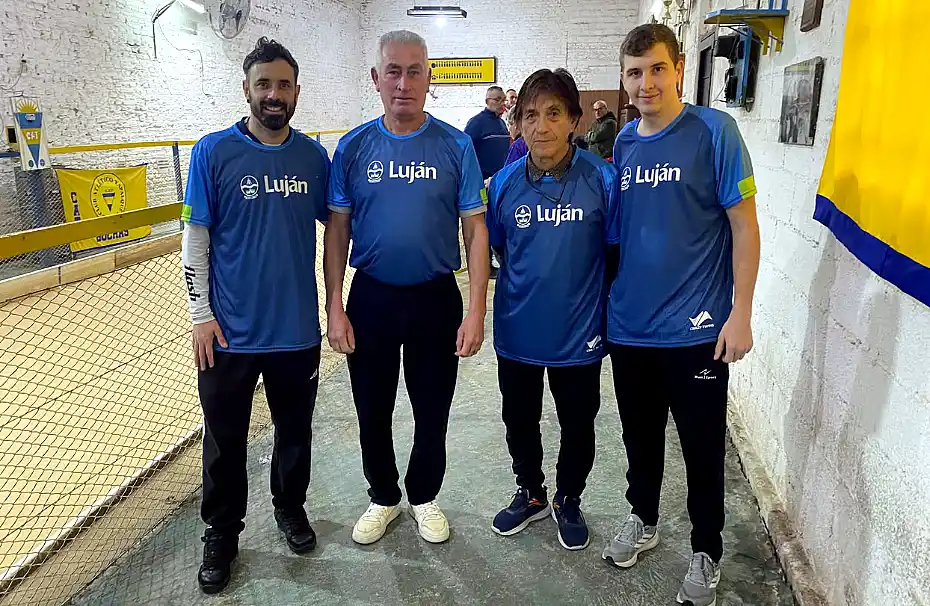 Luján en el campeonato provincial de bochas