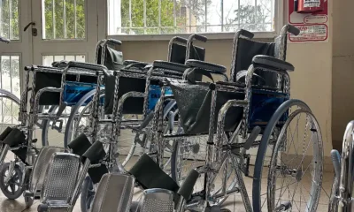 Ocho sillas de ruedas para residentes del Hogar Granja