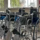 Ocho sillas de ruedas para residentes del Hogar Granja