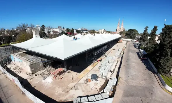 Terminal de Luján: qué trabajos avanzan en el histórico edificio