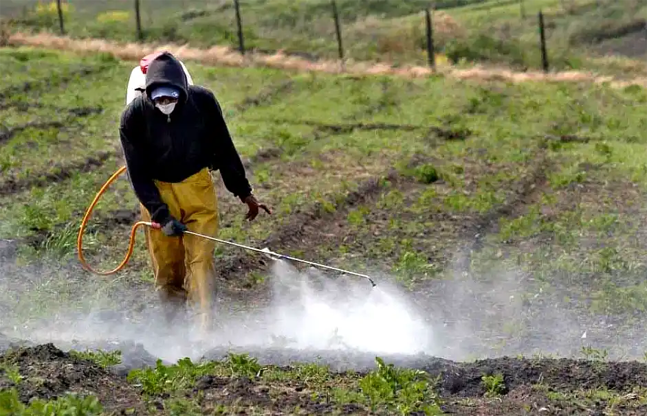 colocación agroquímicos