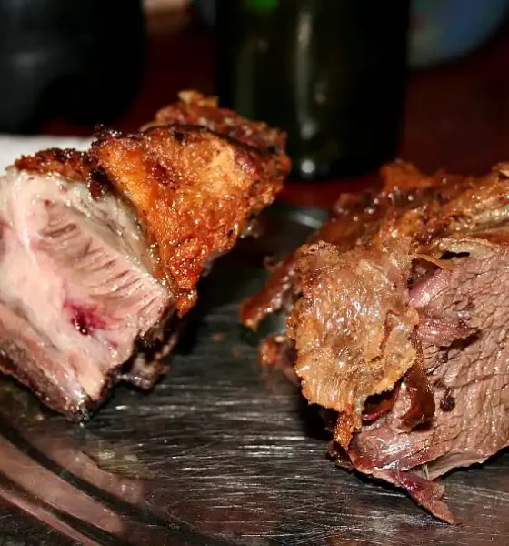 asado con cuero en cortínez