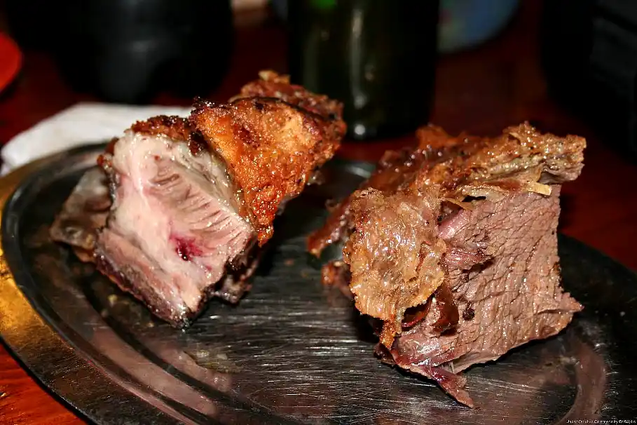 asado con cuero en cortínez