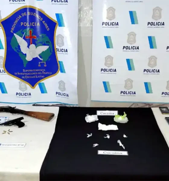 Operativo antidrogas en Luján