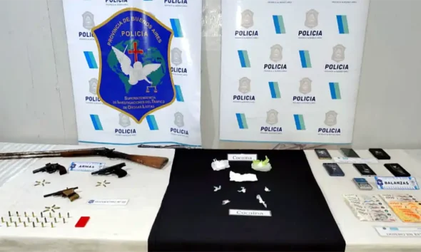 Operativo antidrogas en Luján